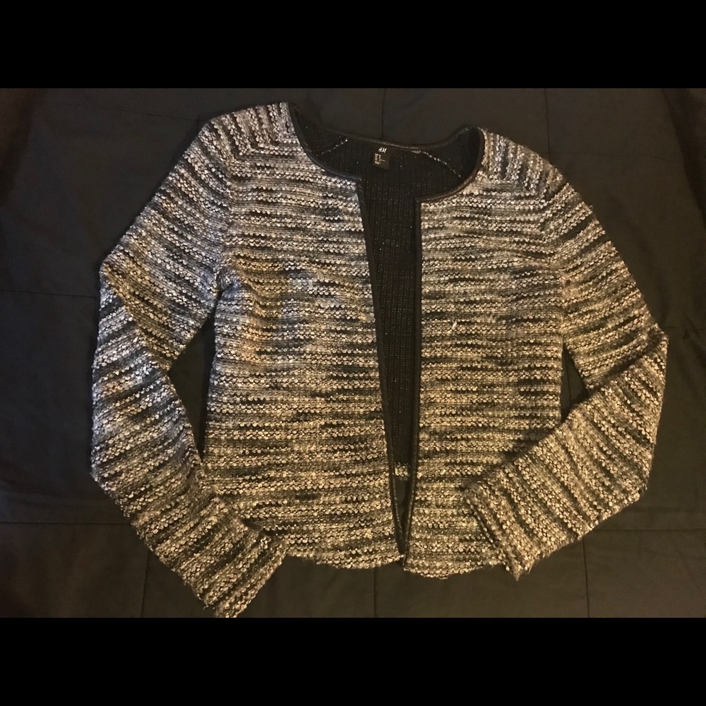 ✨Sparkly Blue ✨Tweed Sweater✨
